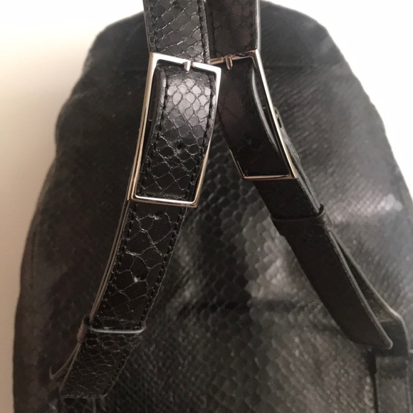 Very Rare! Stella McCartney Falabella Faux Snake Skin / Python Embossed Backpack - Picture 9 of 12